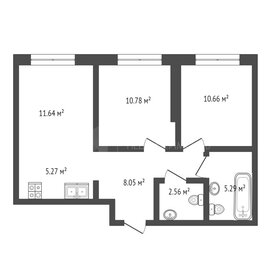 Квартира 52 м², 3-комнатная - изображение 1