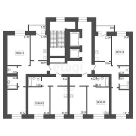 39,7 м², 1-комнатная квартира 6 800 000 ₽ - изображение 69