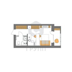 Квартира 23,5 м², студия - изображение 3