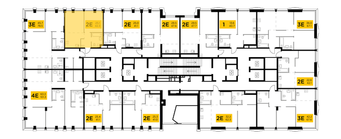 43,1 м², 2-комнатная квартира 19 950 000 ₽ - изображение 2