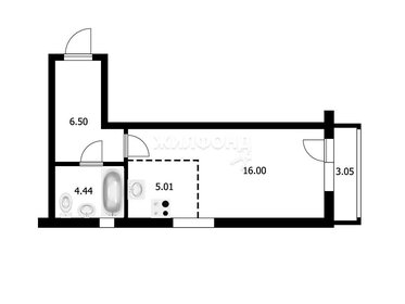 Квартира 31,7 м², студия - изображение 1