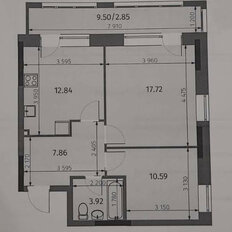 Квартира 55,8 м², 2-комнатная - изображение 2