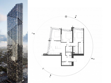 Квартира 100,6 м², 3-комнатная - изображение 1