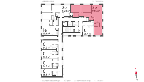 92,6 м², 3-комнатная квартира 34 051 056 ₽ - изображение 38