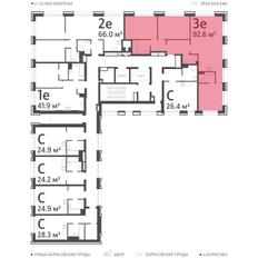 Квартира 92,6 м², 3-комнатная - изображение 2