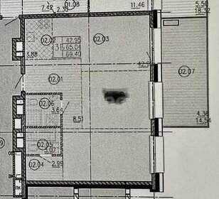 Квартира 69,4 м², 2-комнатная - изображение 1