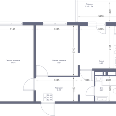 Квартира 52,9 м², 2-комнатная - изображение 2