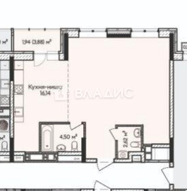 Квартира 32,9 м², студия - изображение 1