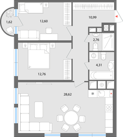 73,2 м², 3-комнатная квартира 8 087 836 ₽ - изображение 26