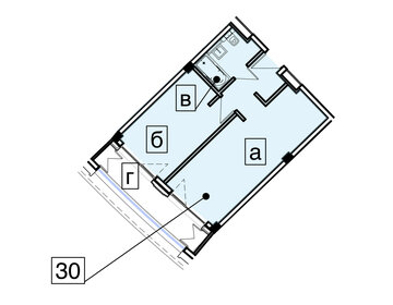 Квартира 47,1 м², 2-комнатные - изображение 1