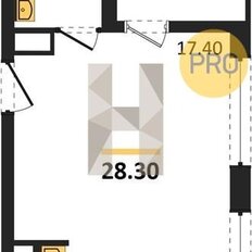 Квартира 28,3 м², студия - изображение 4