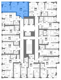 Квартира 51,6 м², 2-комнатная - изображение 1