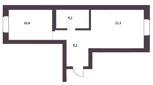 48,8 м², 2-комнатная квартира 5 750 000 ₽ - изображение 11