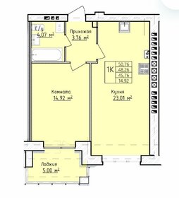 53,7 м², 2-комнатная квартира 8 055 000 ₽ - изображение 20