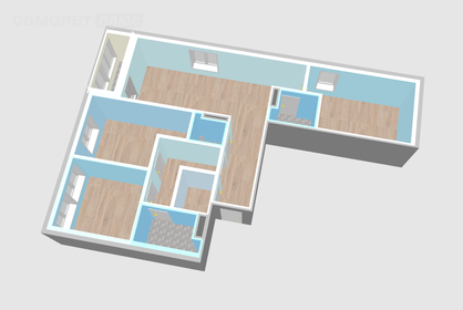 Квартира 91,8 м², 3-комнатная - изображение 3