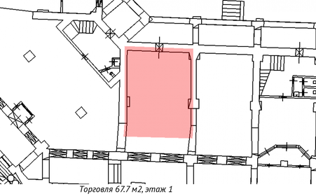 67,7 м², торговое помещение - изображение 3