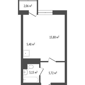 Квартира 30,8 м², 1-комнатная - изображение 1