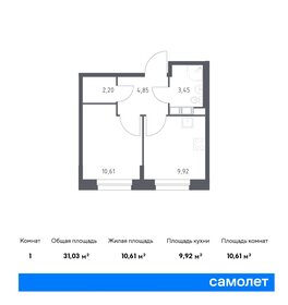 31 м², 1-комнатная квартира 7 869 030 ₽ - изображение 64