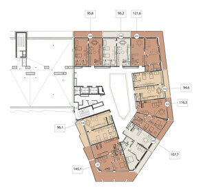 104,3 м², 3-комнатная квартира 28 170 000 ₽ - изображение 58