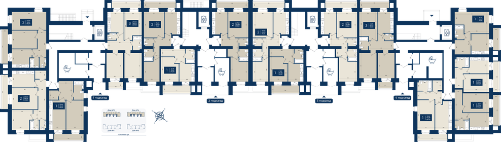 42,2 м², 2-комнатная квартира 3 600 000 ₽ - изображение 85