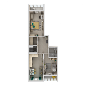 87,7 м², 3-комнатная квартира 7 500 000 ₽ - изображение 64
