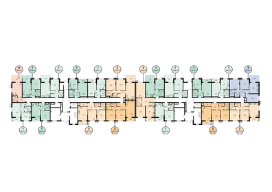 64,7 м², 2-комнатная квартира 7 174 470 ₽ - изображение 11