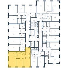 Квартира 74 м², 2-комнатная - изображение 3