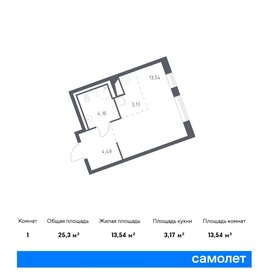 25 м², квартира-студия 3 990 000 ₽ - изображение 48