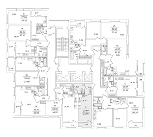 23 м², квартира-студия 5 399 000 ₽ - изображение 102