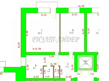 63,3 м², 2-комнатная квартира 15 000 000 ₽ - изображение 26