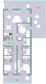 172,3 м², 4-комнатные апартаменты 34 290 800 ₽ - изображение 14