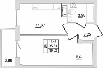 36,2 м², 1-комнатная квартира 2 823 600 ₽ - изображение 17