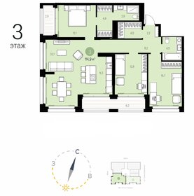 Квартира 115 м², 4-комнатная - изображение 1