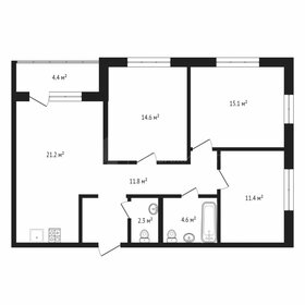 Квартира 83,1 м², 3-комнатная - изображение 1