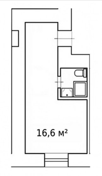 19,2 м², апартаменты-студия 6 347 746 ₽ - изображение 1