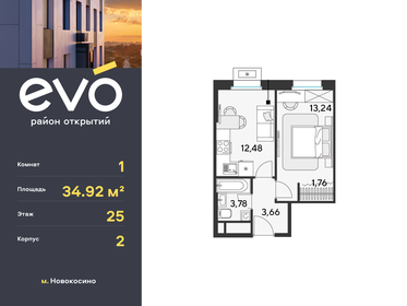 40 м², 1-комнатная квартира 7 500 000 ₽ - изображение 24