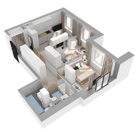 40 м², 2-комнатная квартира 28 000 ₽ в месяц - изображение 29