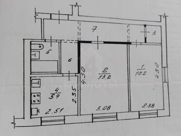 44 м², 2-комнатная квартира 3 000 000 ₽ - изображение 120