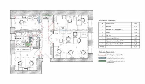 54,5 м², офис 65 000 ₽ в месяц - изображение 70