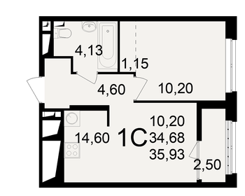 73 м², 3-комнатная квартира 2 800 000 ₽ - изображение 65