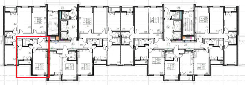 38,5 м², 1-комнатная квартира 10 950 000 ₽ - изображение 95