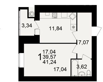 55 м², 1-комнатная квартира 4 350 000 ₽ - изображение 41
