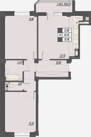 71,7 м², 2-комнатная квартира 10 439 520 ₽ - изображение 12