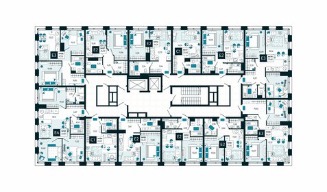 34 м², 1-комнатная квартира 4 352 000 ₽ - изображение 19