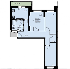 46,9 м², 1-комнатные апартаменты 19 417 170 ₽ - изображение 67