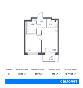 32,3 м², 1-комнатная квартира 8 163 587 ₽ - изображение 32