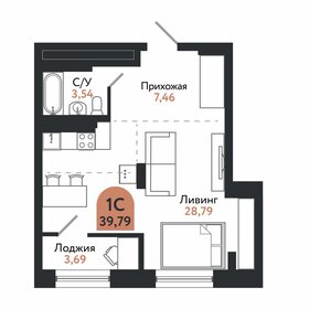 26 м², 1-комнатная квартира 2 560 000 ₽ - изображение 73