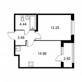 36,5 м², 1-комнатная квартира 5 771 740 ₽ - изображение 40