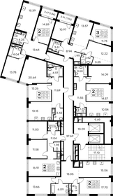 Квартира 53,6 м², 2-комнатная - изображение 2