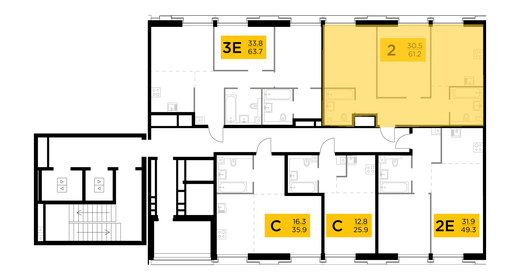 73 м², 2-комнатная квартира 29 000 000 ₽ - изображение 96